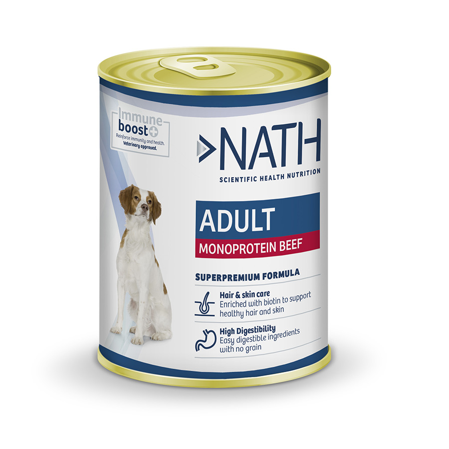 Nath Adult Monoprotein Ternera lata para perros, , large image number null